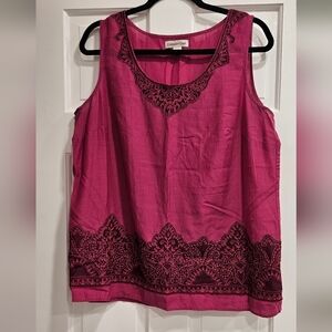 Fancy Tank-Cerise and Deep Purple